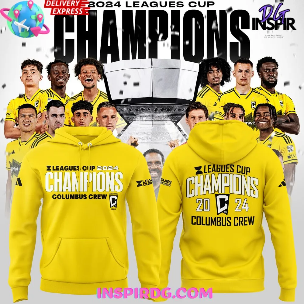 -Columbus Crew Leagues Cup 2024 Champions Hoodie