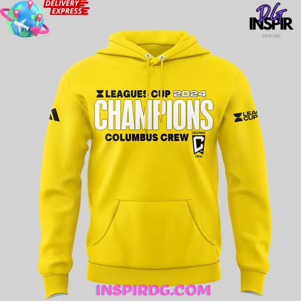 -Columbus Crew Leagues Cup 2024 Champions Hoodie