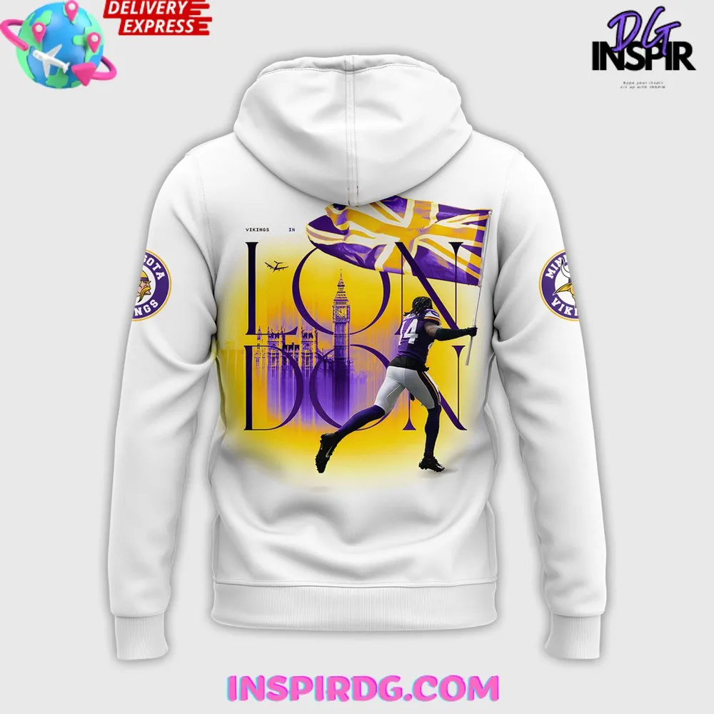 -Minnesota Vikings London 2024 Hoodie