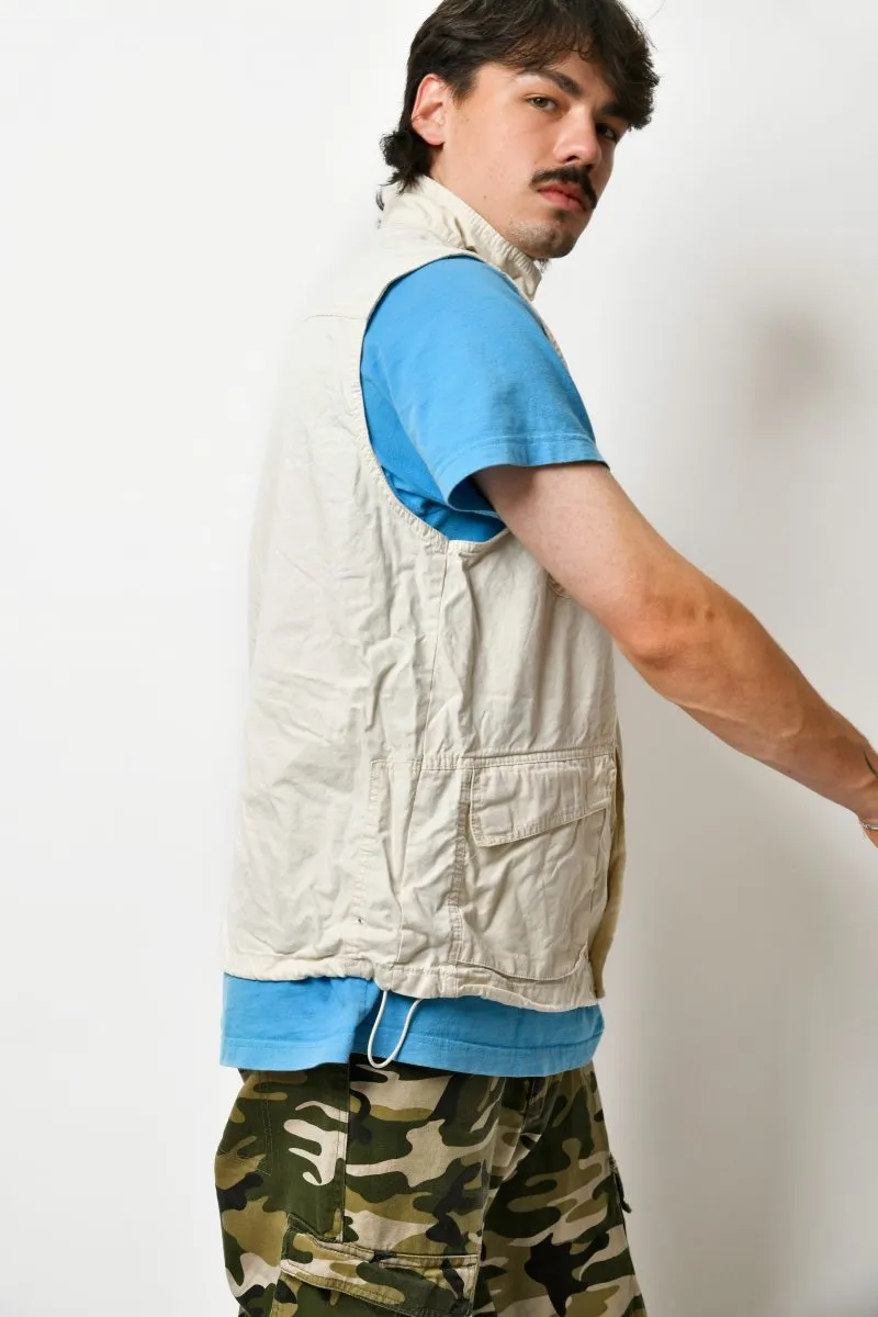 90s mens utility vest