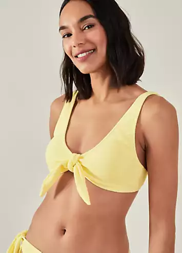 Accessorize Bunny Tie Bikini Top | Grattan