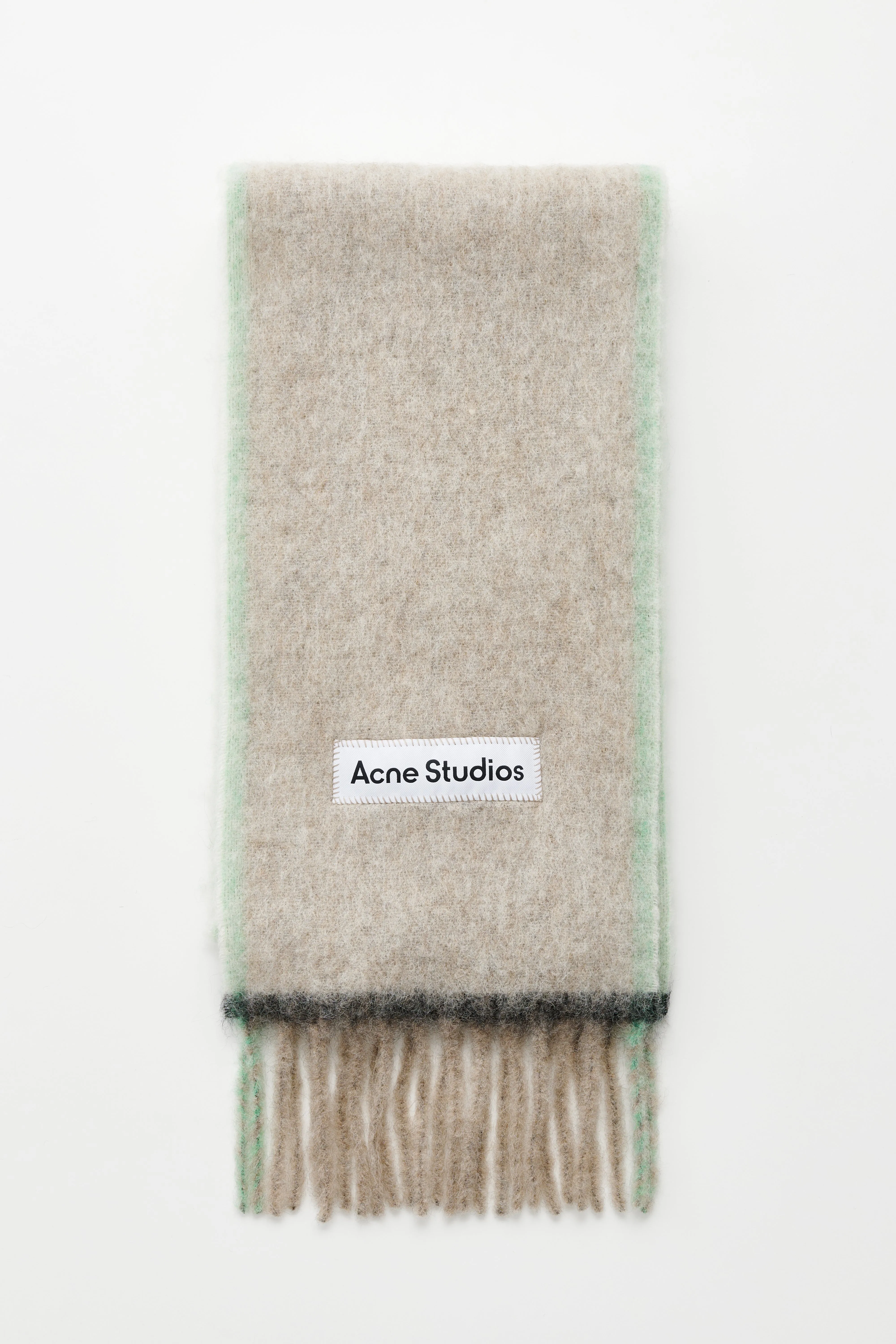 Acne Studios Heavy Scarf Beige / Grey