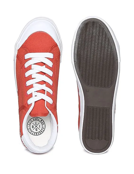 Aeropostale Contrast Sole Canvas Sneakers