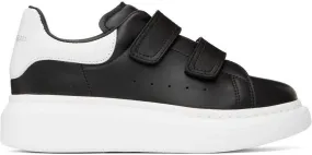 Alexander McQueen Kids Black & White Oversized Velcro Sneakers