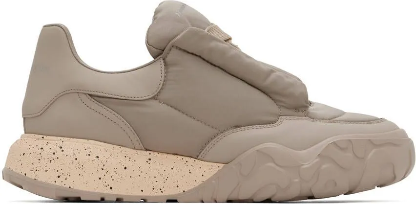 Alexander McQueen Taupe Court Sneakers