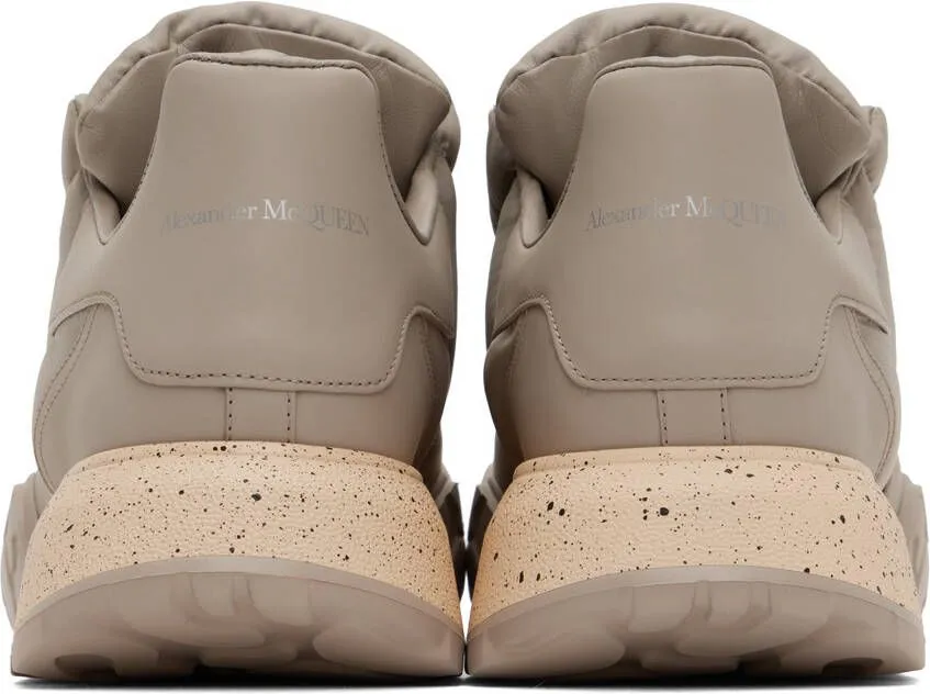 Alexander McQueen Taupe Court Sneakers