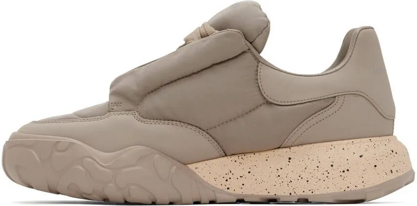 Alexander McQueen Taupe Court Sneakers