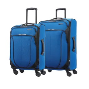 American Tourister 4 KIX 2.0 Softside Spinner Luggage, 2PC Set  