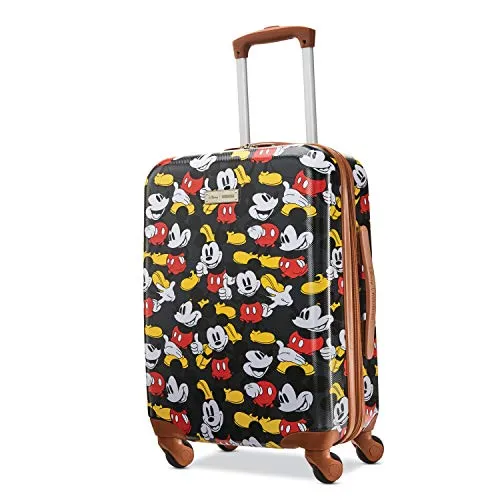 American Tourister Disney Hardside Luggage with Spinner Wheels, Mickey Mouse Classic, Carry-On 21-Inch