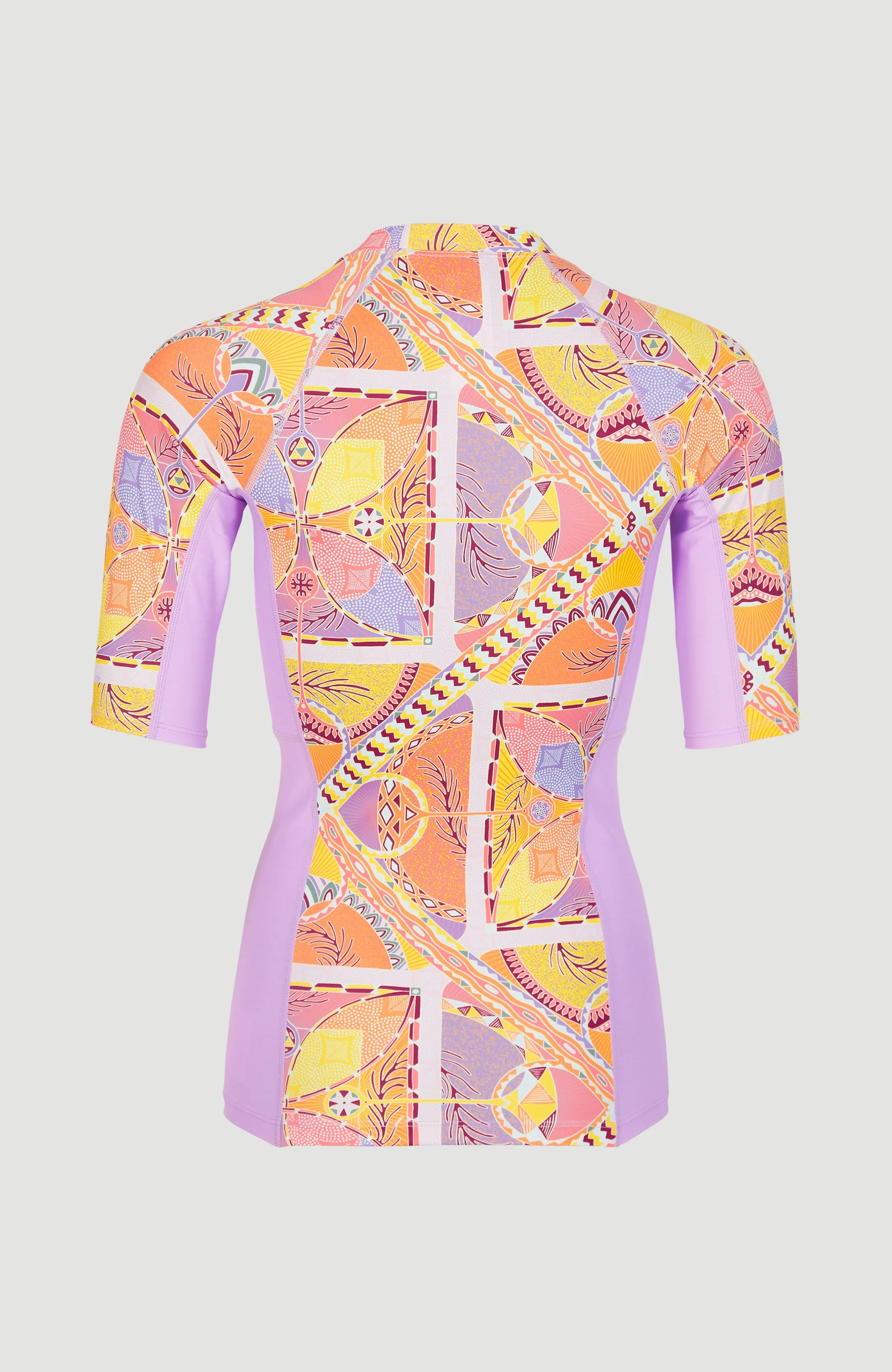 Anglet Shortsleeve UPF 50+ Sun Shirt Skin | Yellow Scarf Print