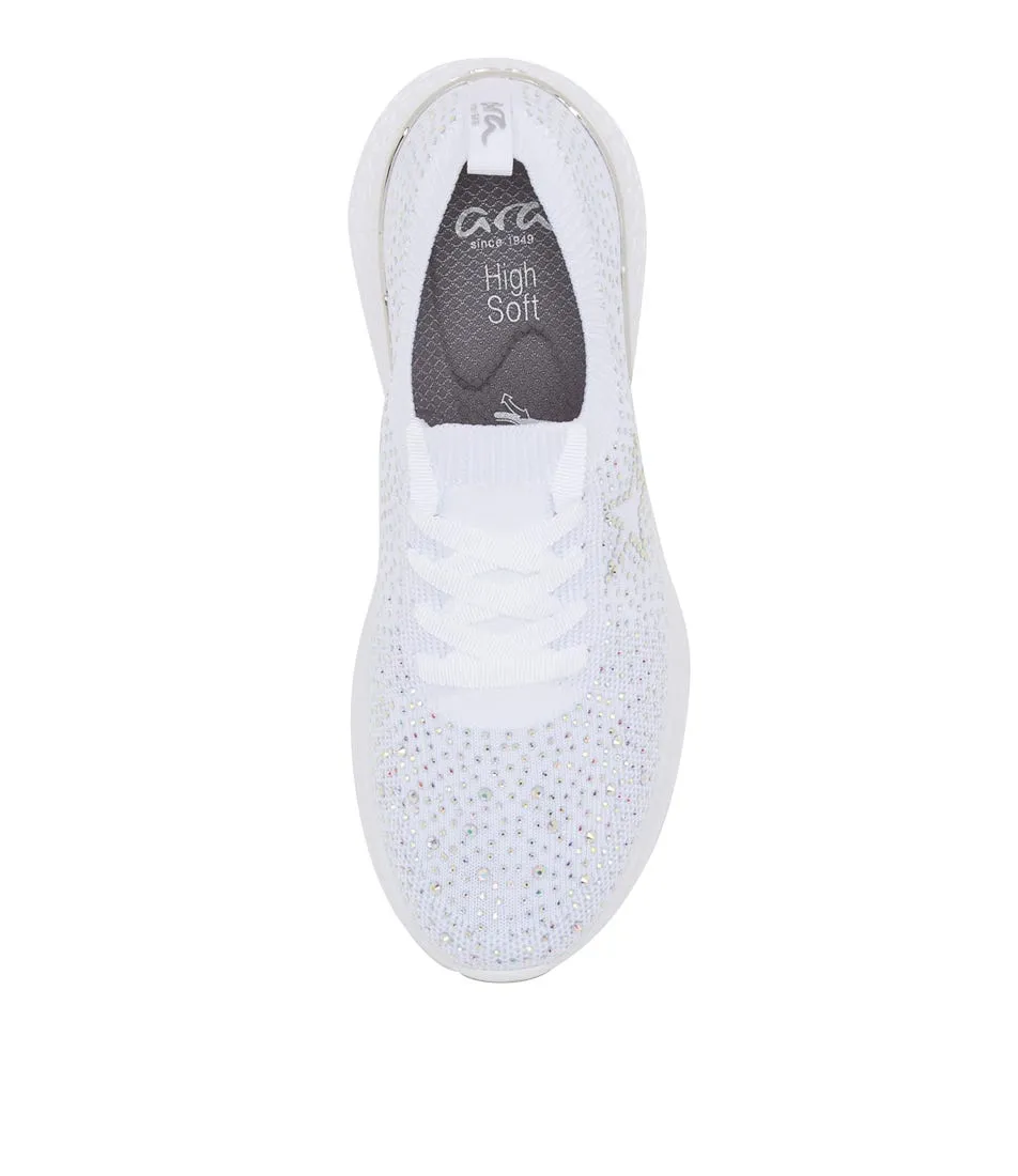 ARA Maya 10 Weiss Knit Sneakers