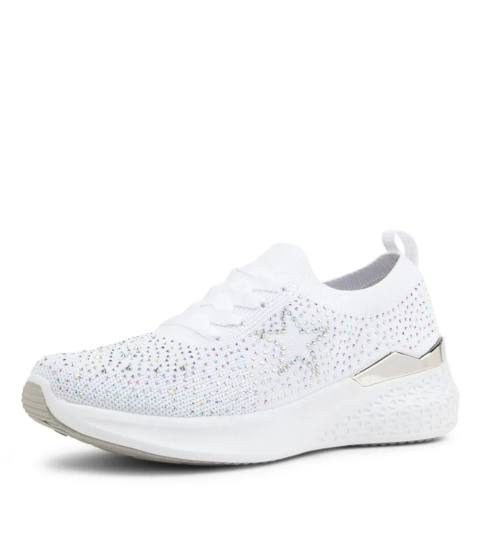 ARA Maya 10 Weiss Knit Sneakers