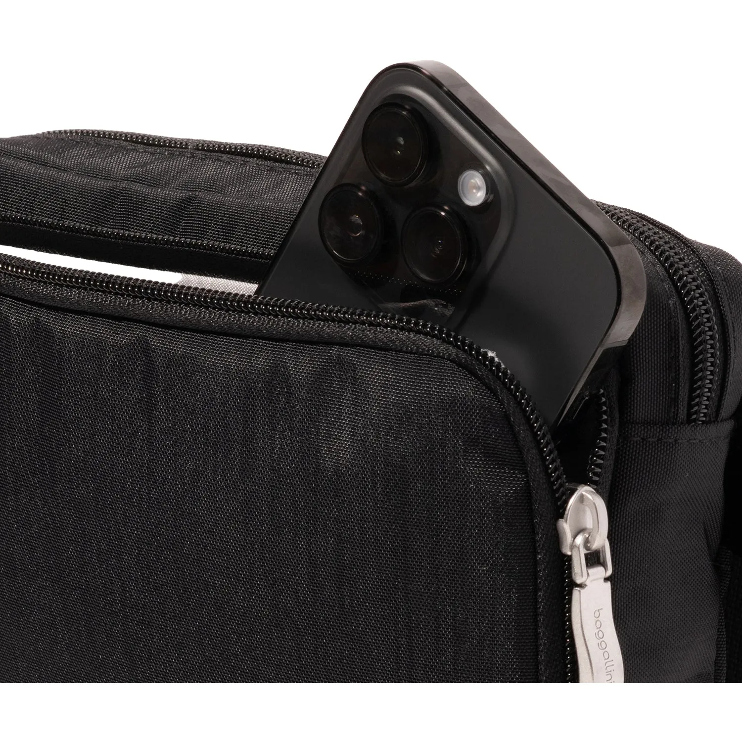 Baggallini Modern Belt Bag Black Nylon