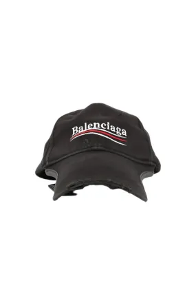 Balenciaga Cap Worn Black