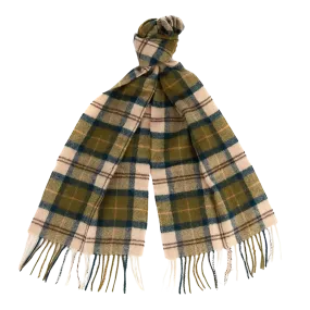 Barbour Tartan Lambswool Scarf in Ancient