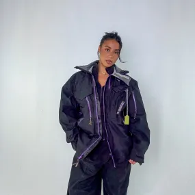 Black 90s Adidas Rain Jacket (L)