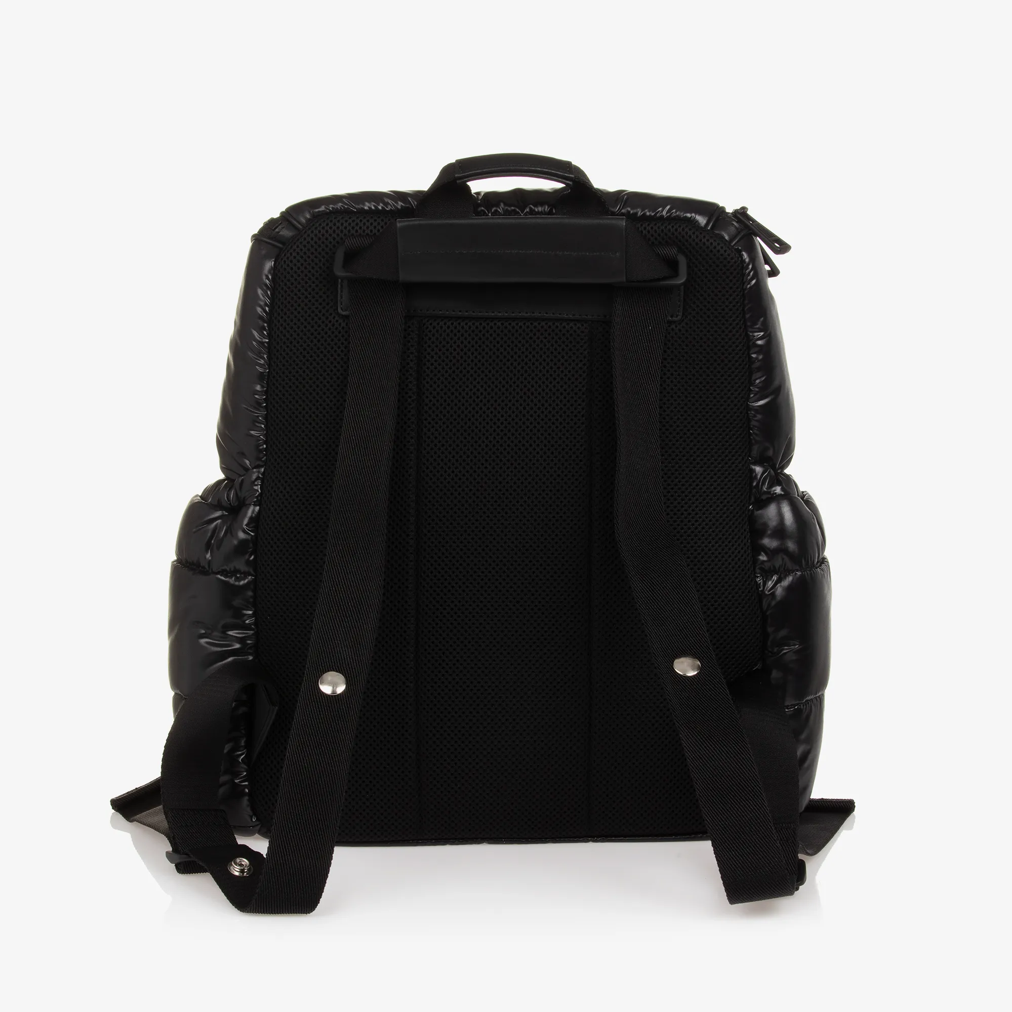 Black Logo Padded Changing Backpack (37cm)