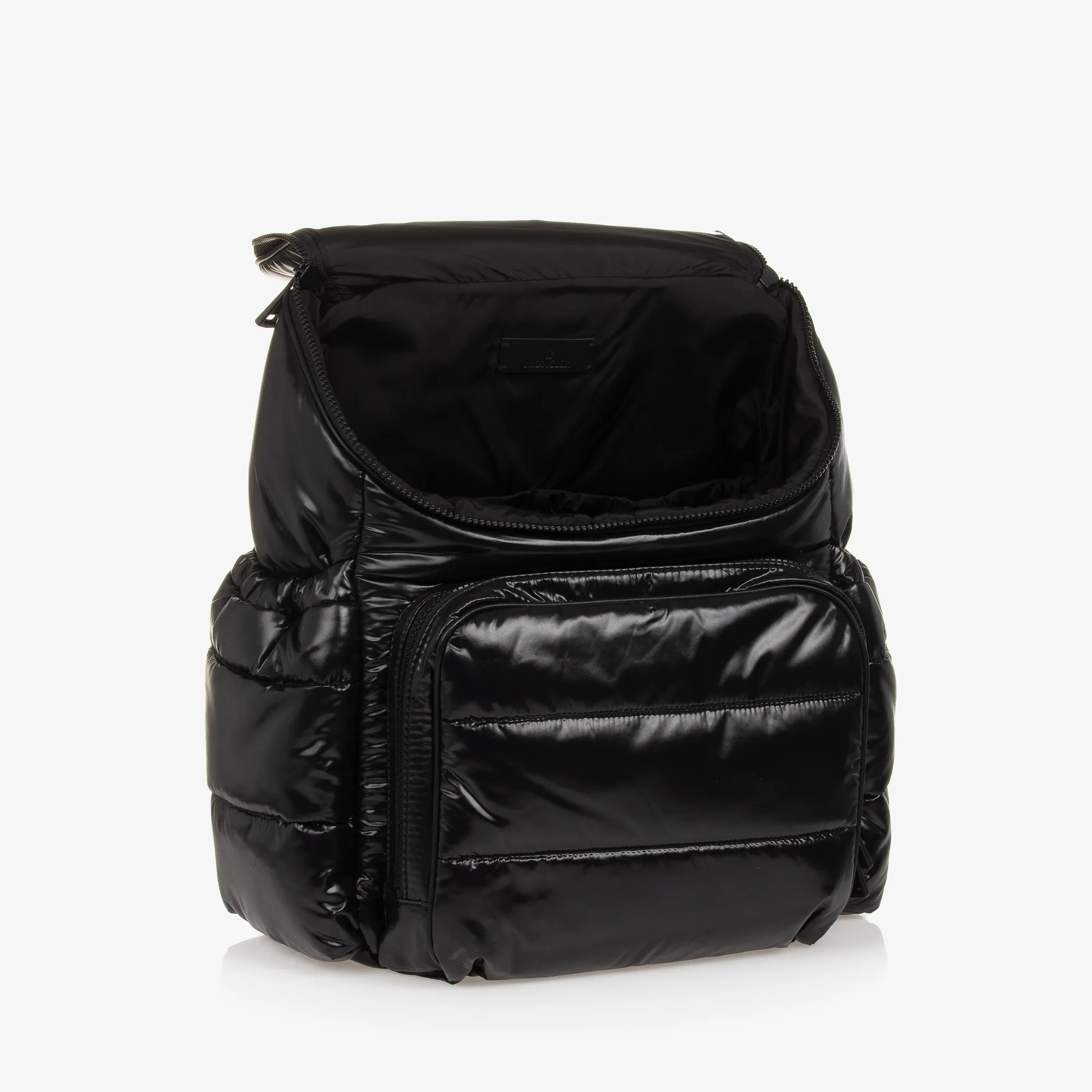 Black Logo Padded Changing Backpack (37cm)