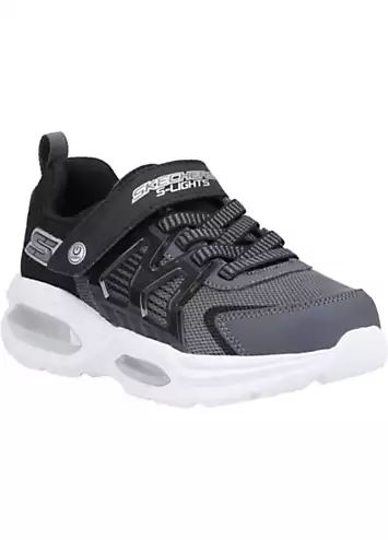 Boys Grey S Lights Prismatrons Trainers by Skechers | Look Again