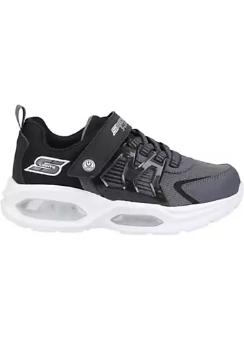 Boys Grey S Lights Prismatrons Trainers by Skechers | Look Again