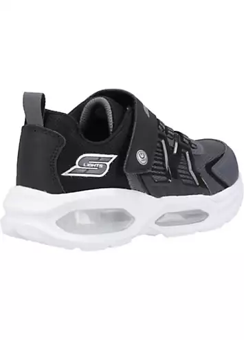 Boys Grey S Lights Prismatrons Trainers by Skechers | Look Again