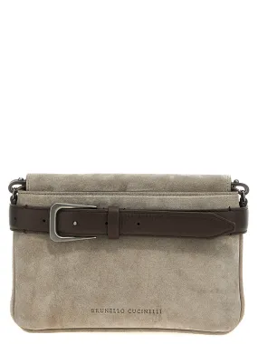 Brunello Cucinelli    Brunello Cucinelli 'Belt Detail' Shoulder Bag