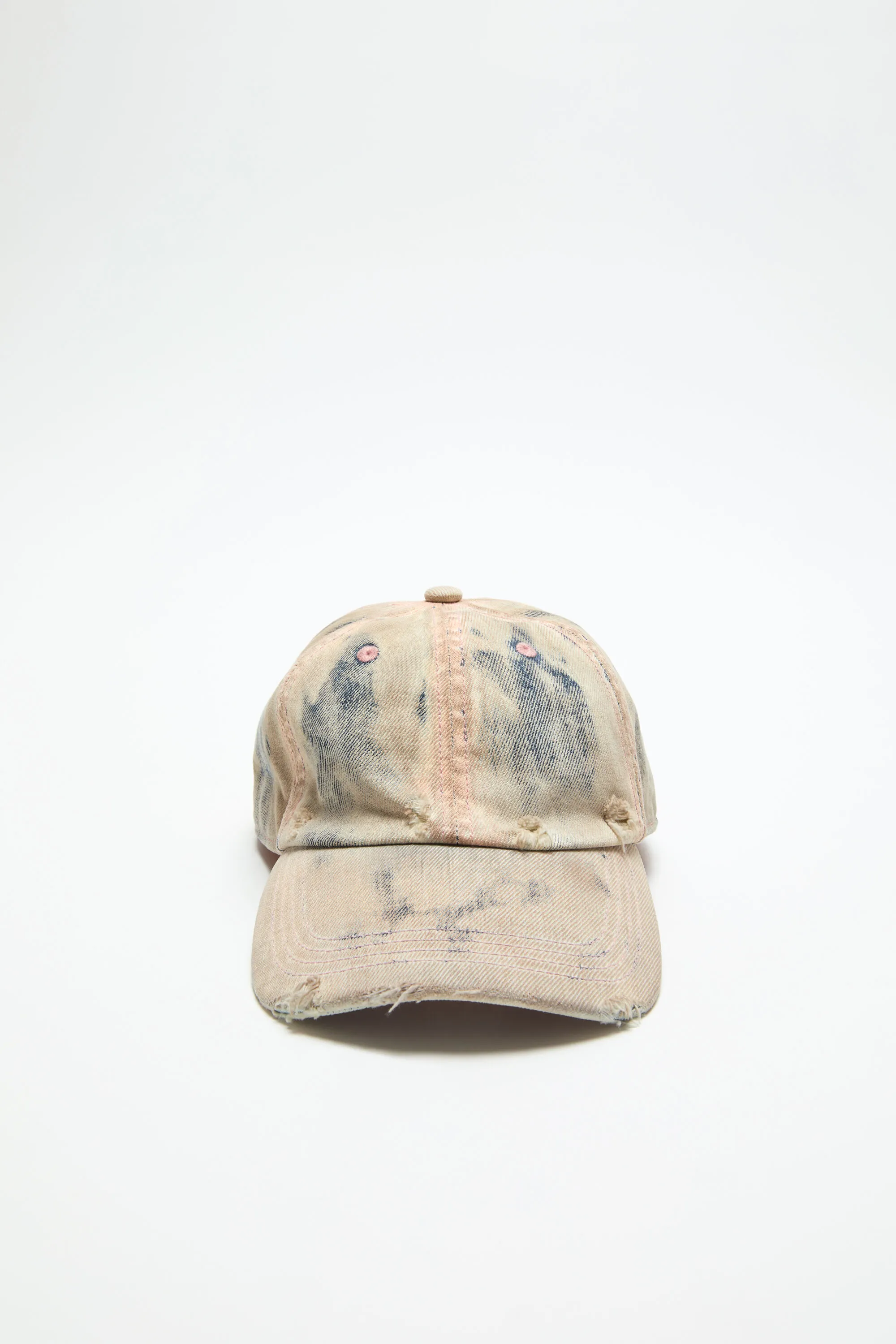 Cap coated denim