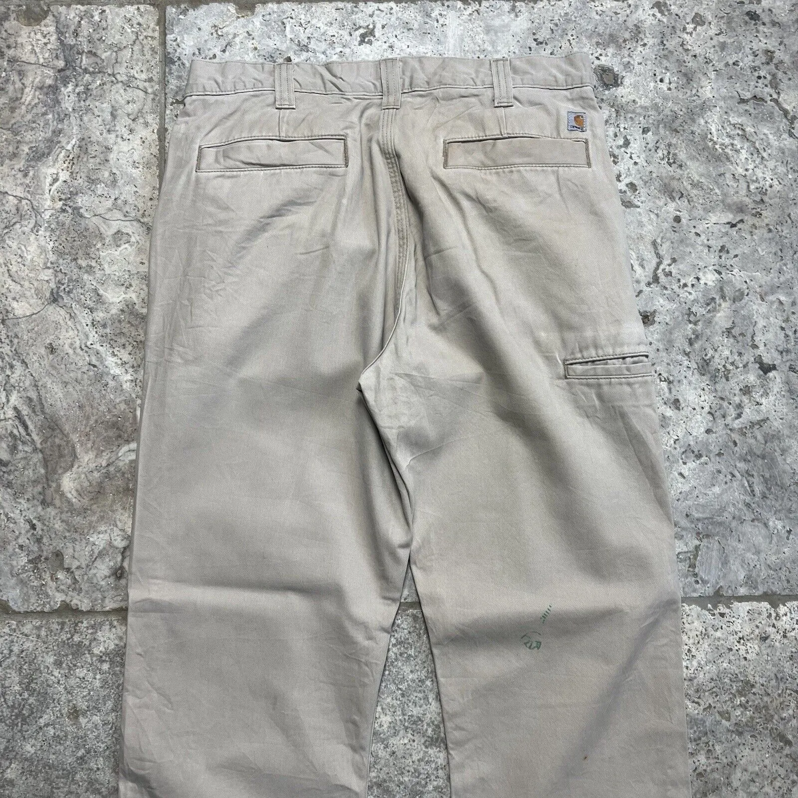 Carhartt Cream Trousers, Retro, 33”