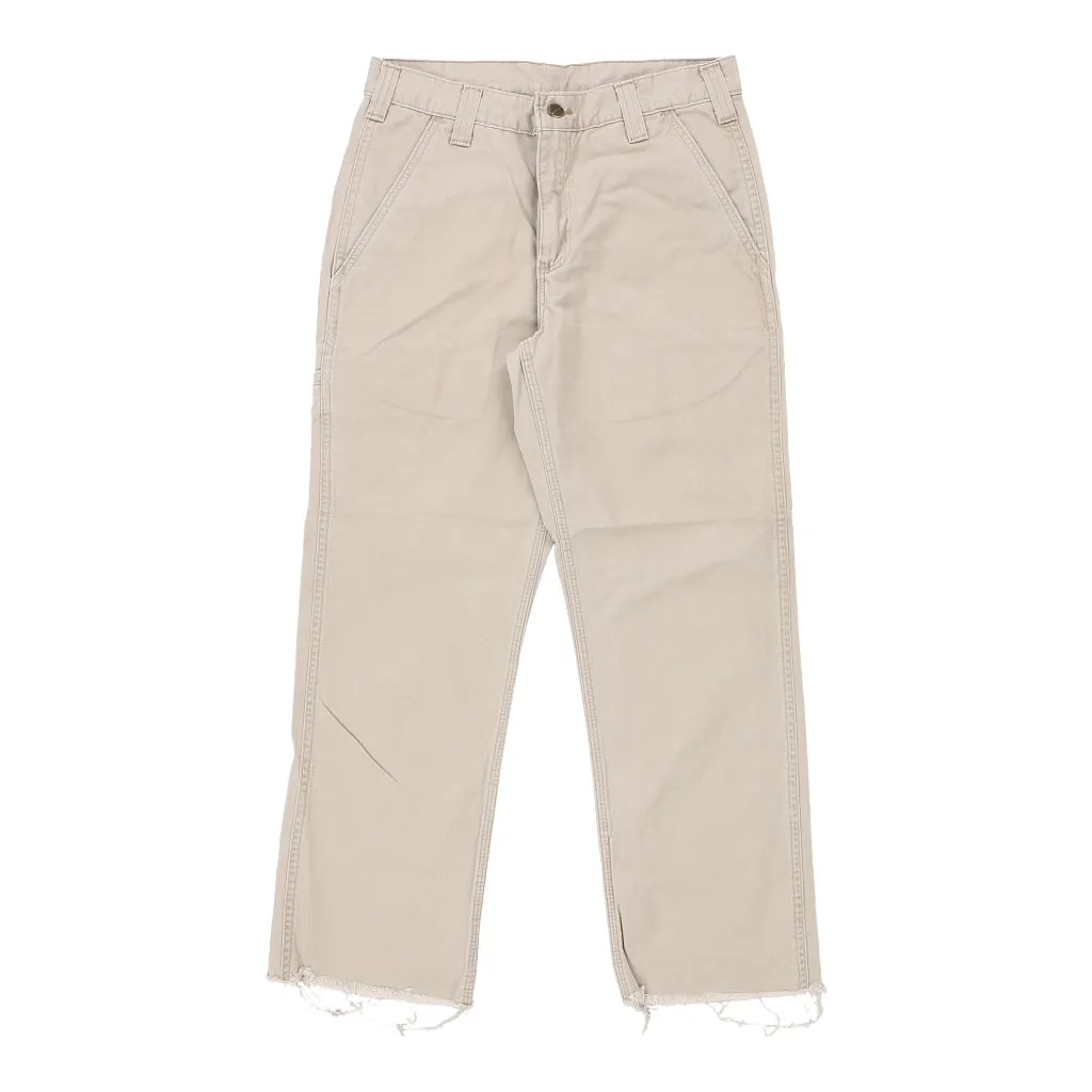 Carhartt Trousers - 31W 30L Beige Cotton