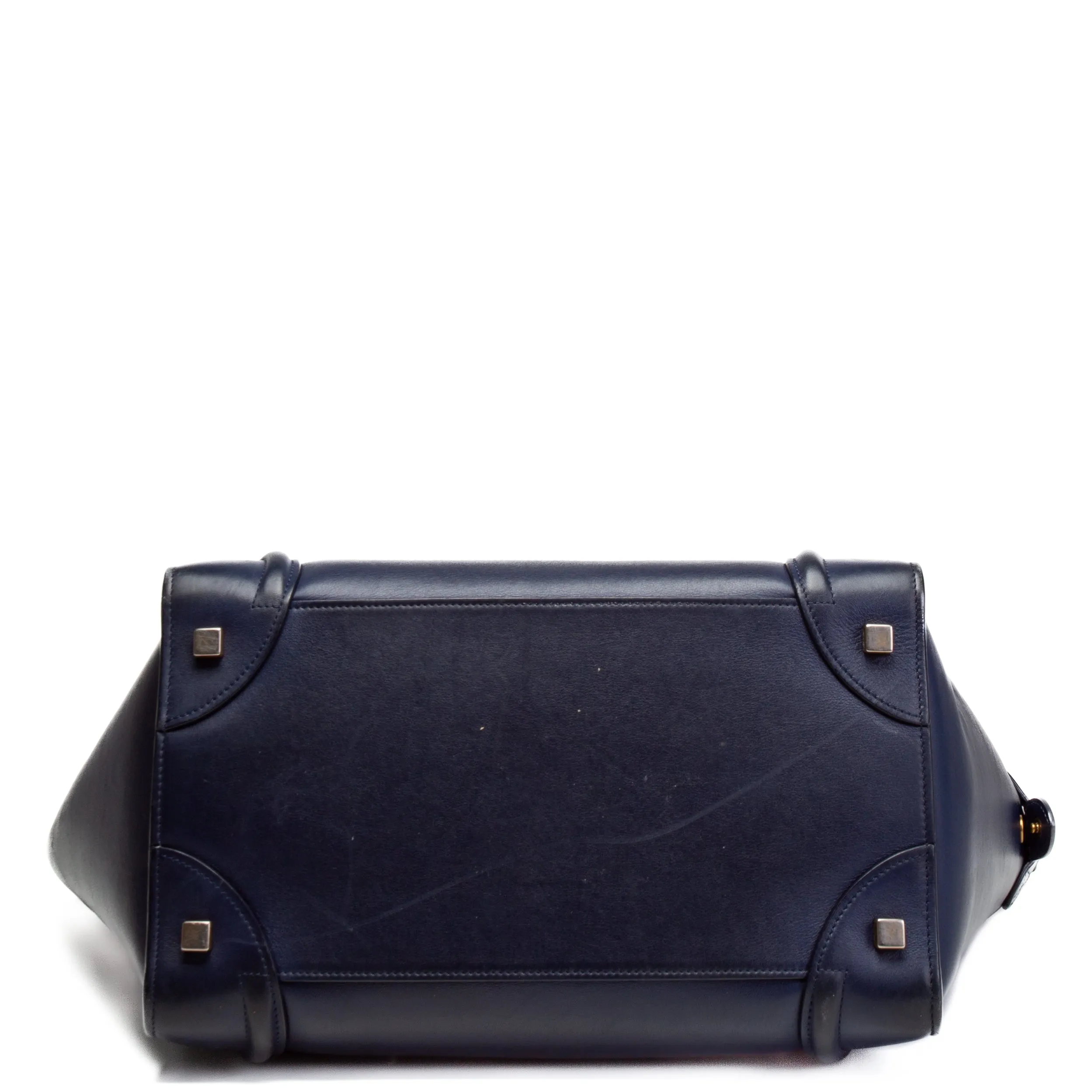 CELINE Mini Luggage Tote - Navy OUTLET FINAL SALE