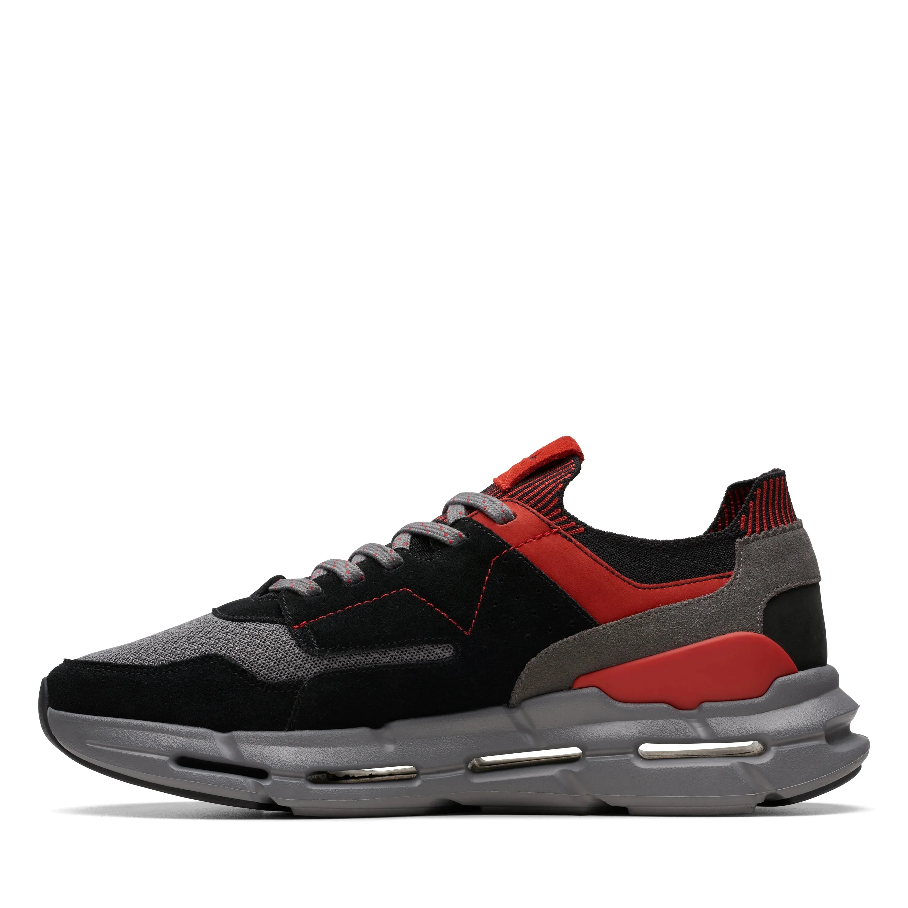 CLARKS | SNEAKERS HOMBRE | NXE LO BLACK/RED | NEGRO