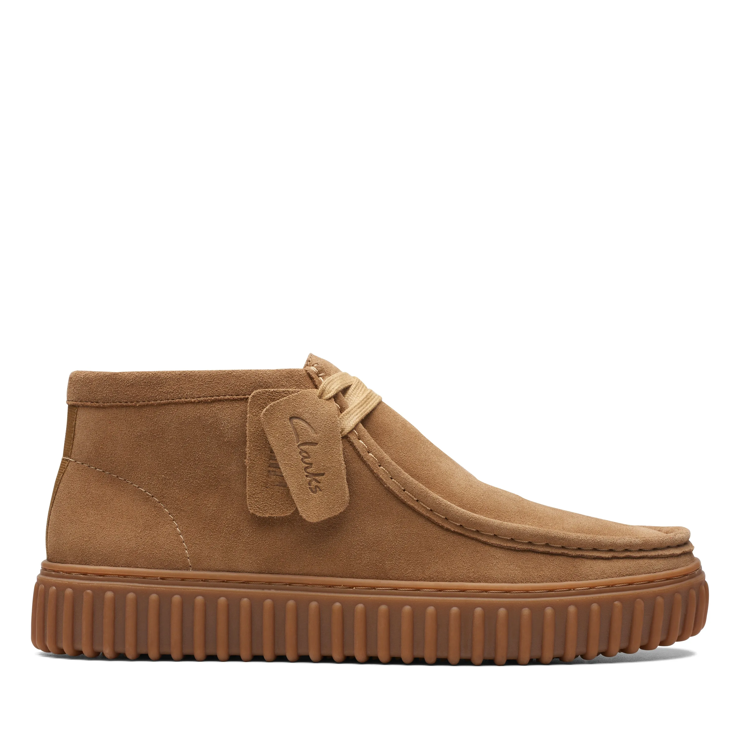 CLARKS | WALLABEE HOMBRE | TORHILL HI DARK SAND SUEDE | MARRN