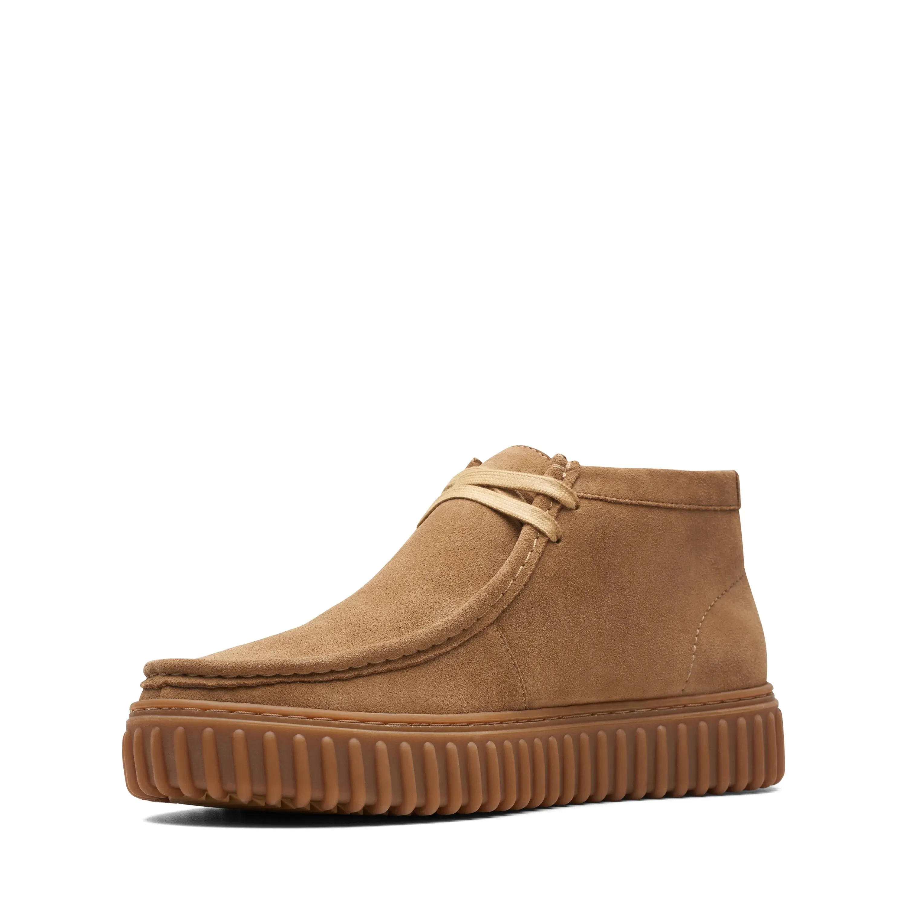 CLARKS | WALLABEE HOMBRE | TORHILL HI DARK SAND SUEDE | MARRN