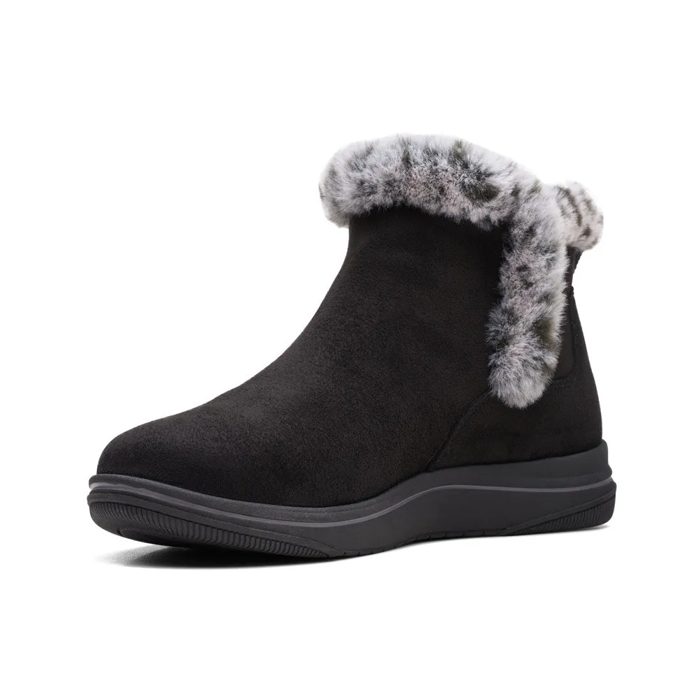 Clarks Breeze Fur Bootie Black (Women's)