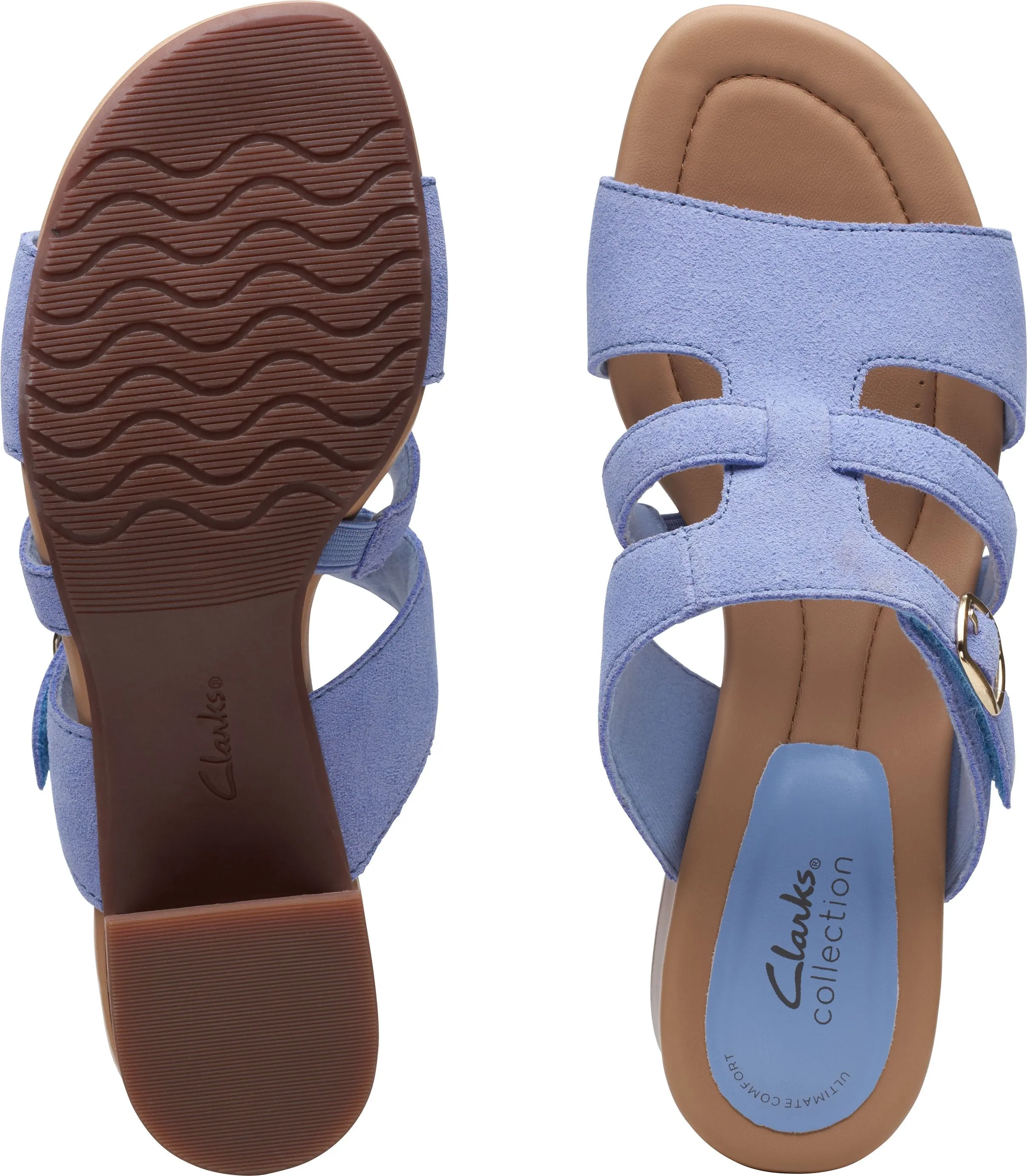 Clarks Desirae Palm Powder Blue