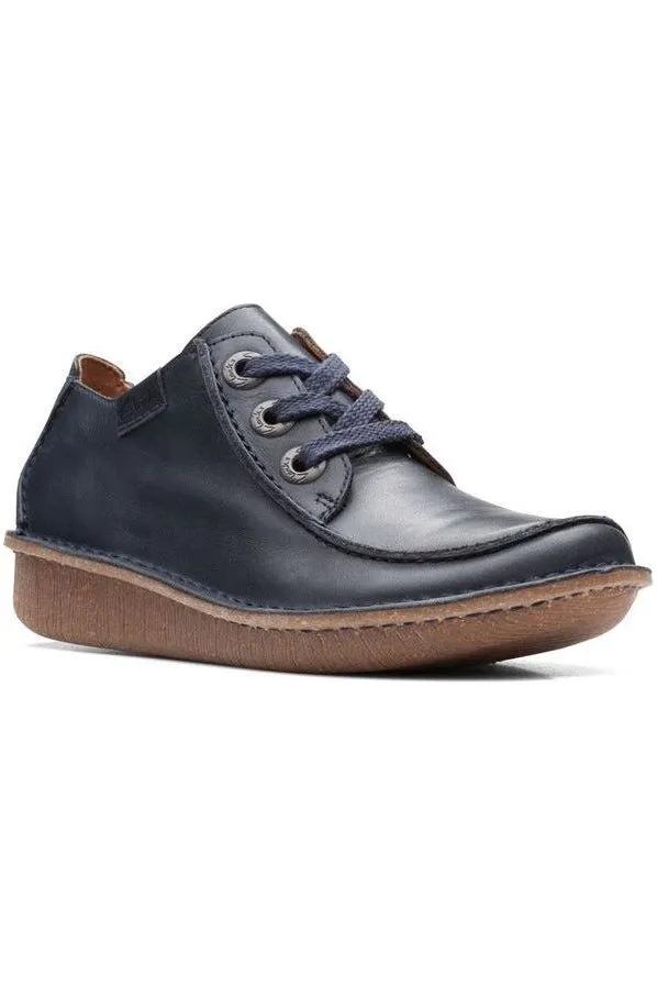 Clarks Funny Dream Navy Leather