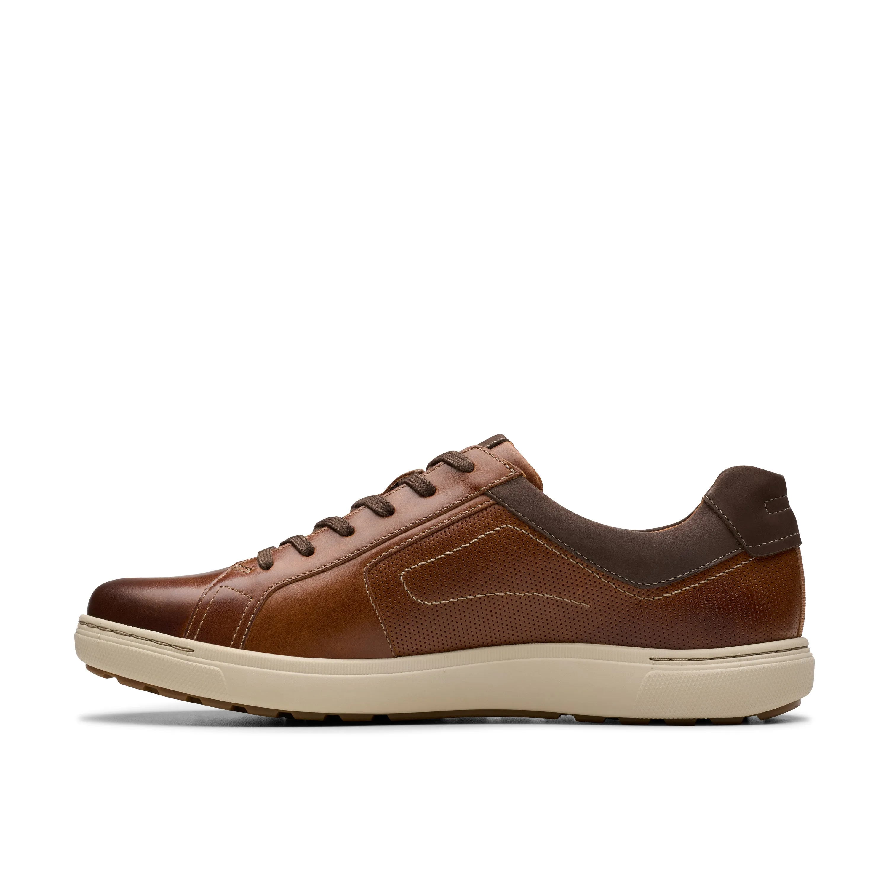 Clarks Mapstone Lace Leather Tan