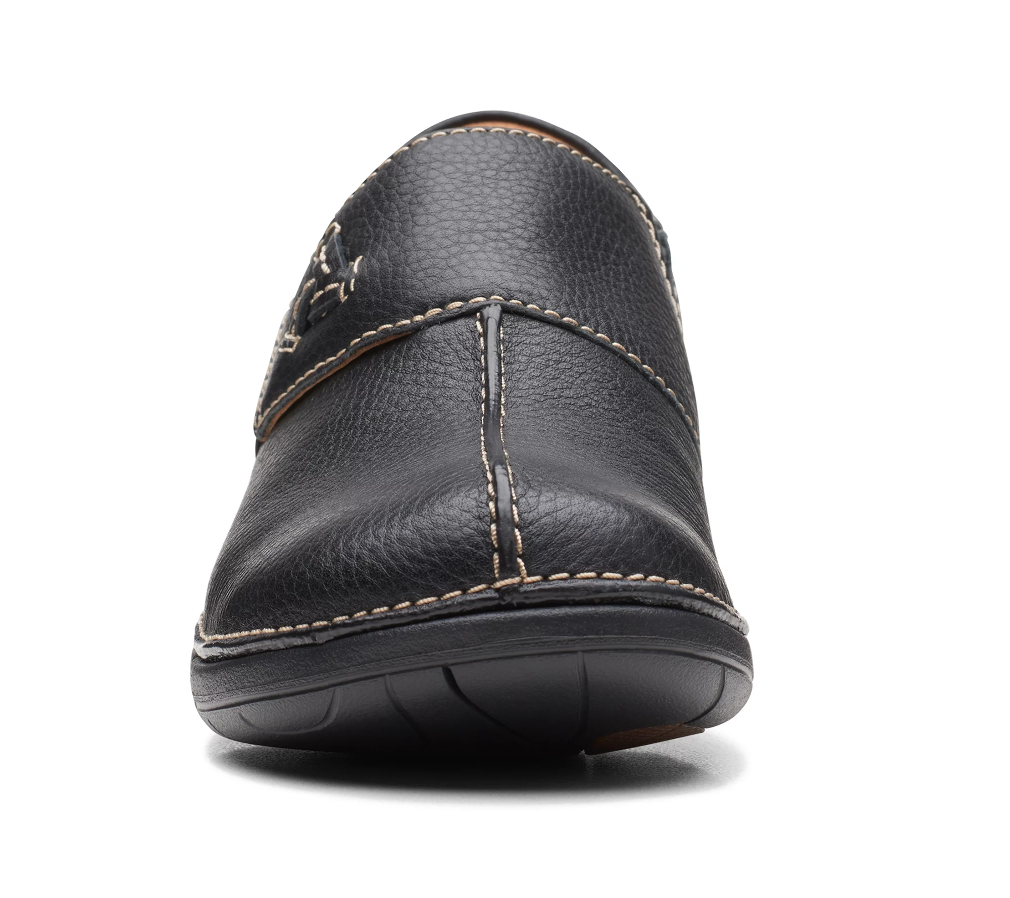 Clarks Unstructured Leather Slip-On Un Loop Ave