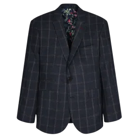 Coes Wool Blend Check Jacket