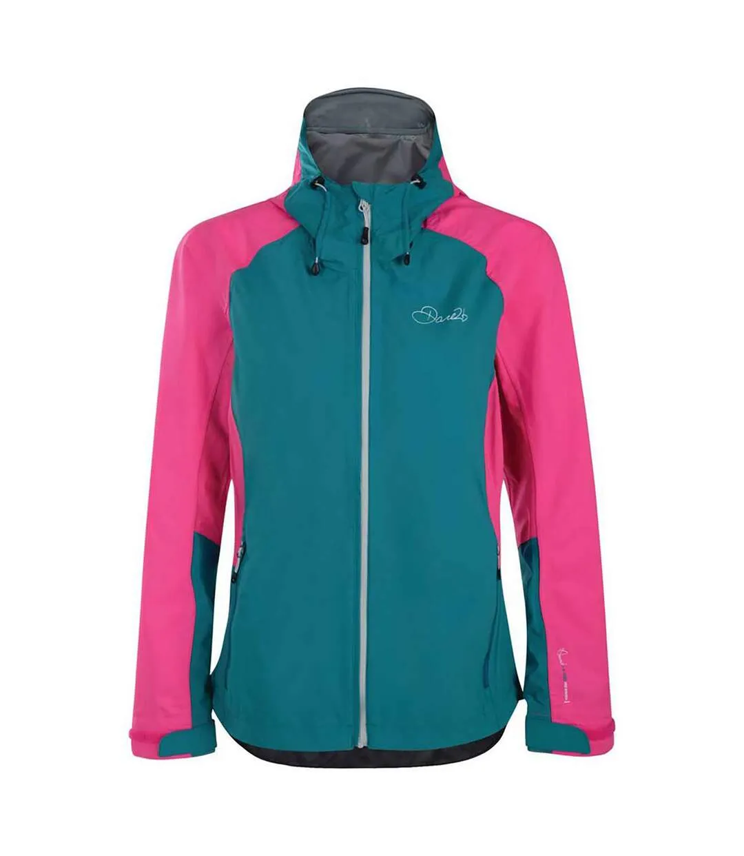 Dare2B Womens/Ladies Recourse II Jacket (Shoreline Blue/Cyber Pink) - UTRG3453