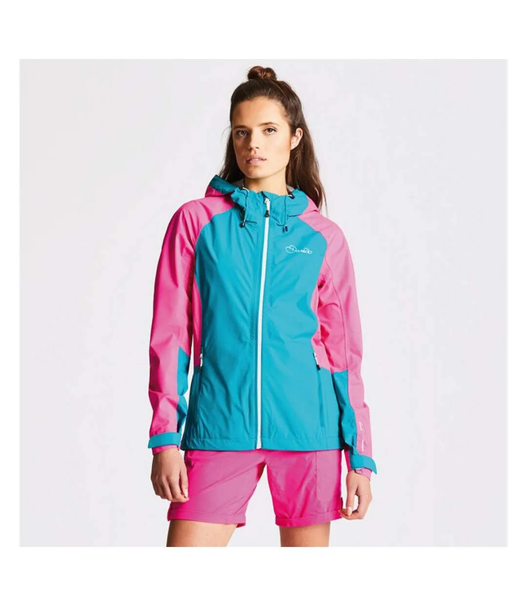 Dare2B Womens/Ladies Recourse II Jacket (Shoreline Blue/Cyber Pink) - UTRG3453