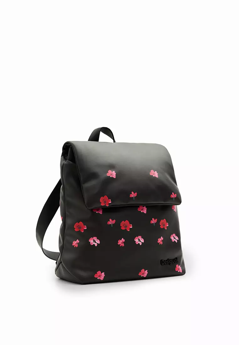 Desigual Desigual Woman S padded floral backpack.