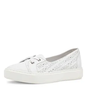 DJANGO & JULIETTE Yabadi White Leather Sneakers