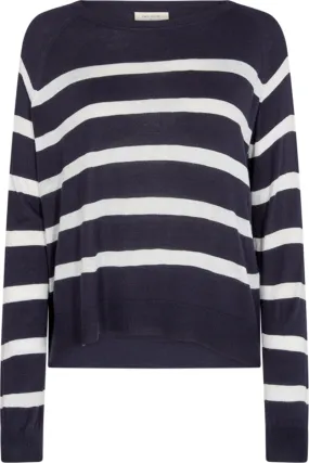 Effie Pullover | Salute w. Off-white | Bluse fra Freequent