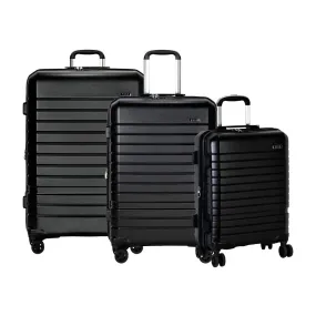 Elle Uptown Expandable 3 Piece Spinner Luggage Set (20,25,29)  