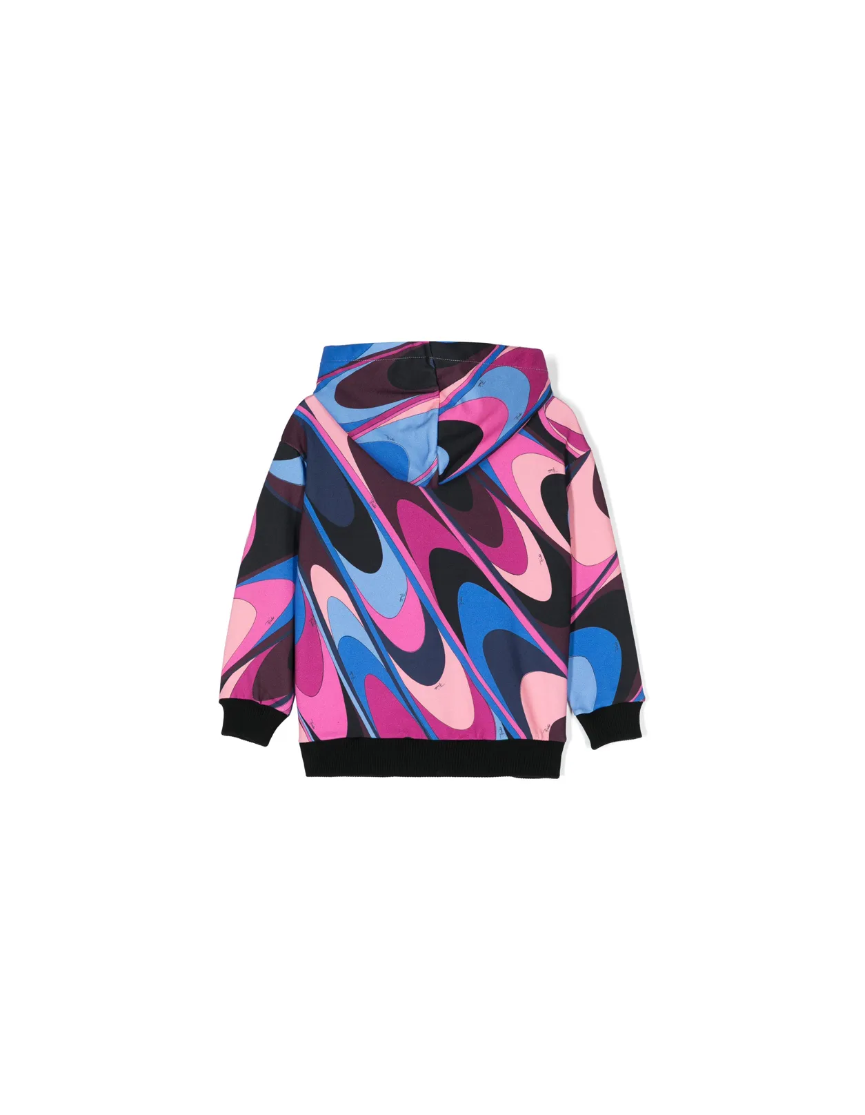 EMILIO PUCCI JUNIOR Hoodie with Wave Print