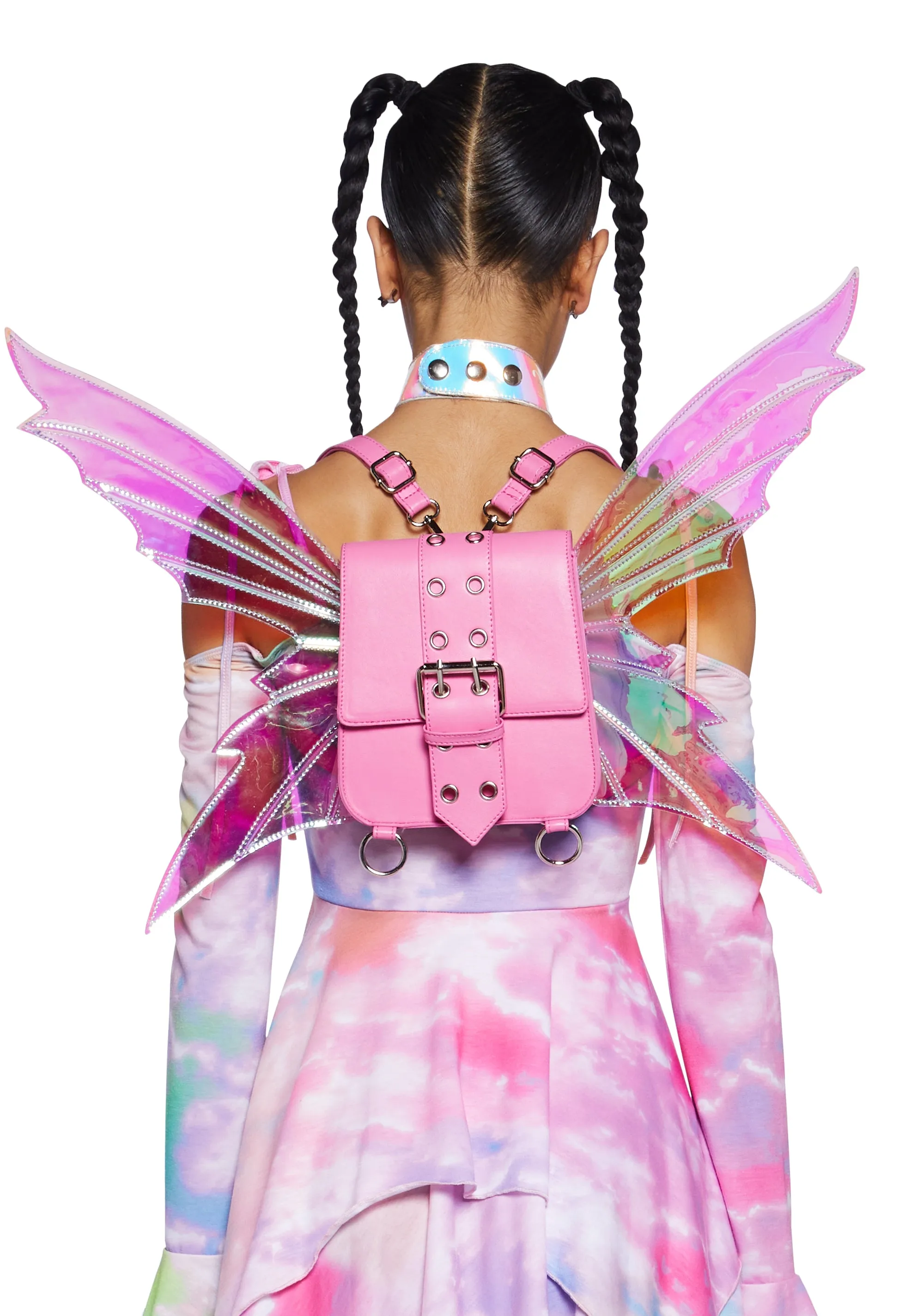 Fairy Code Mini Backpack - Pink-