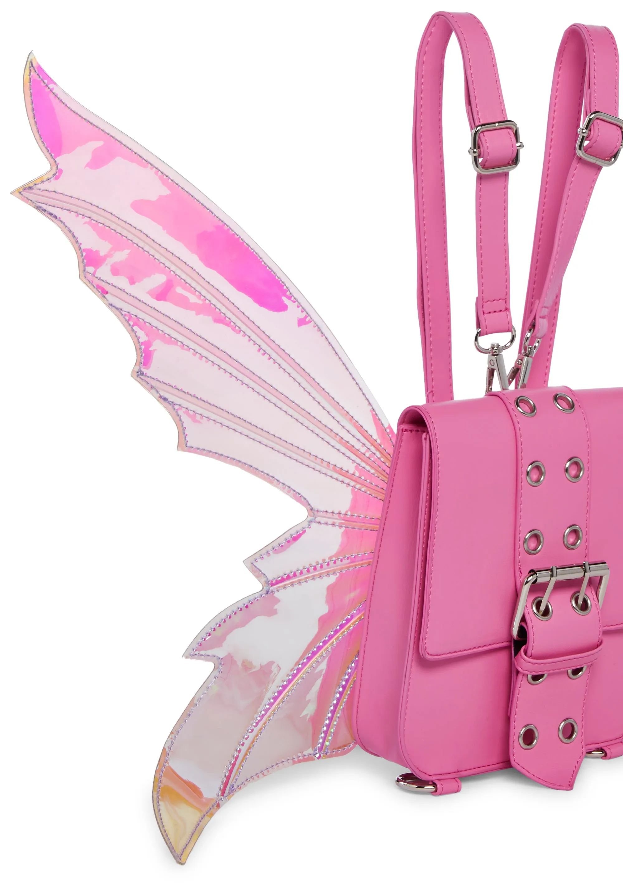 Fairy Code Mini Backpack - Pink-