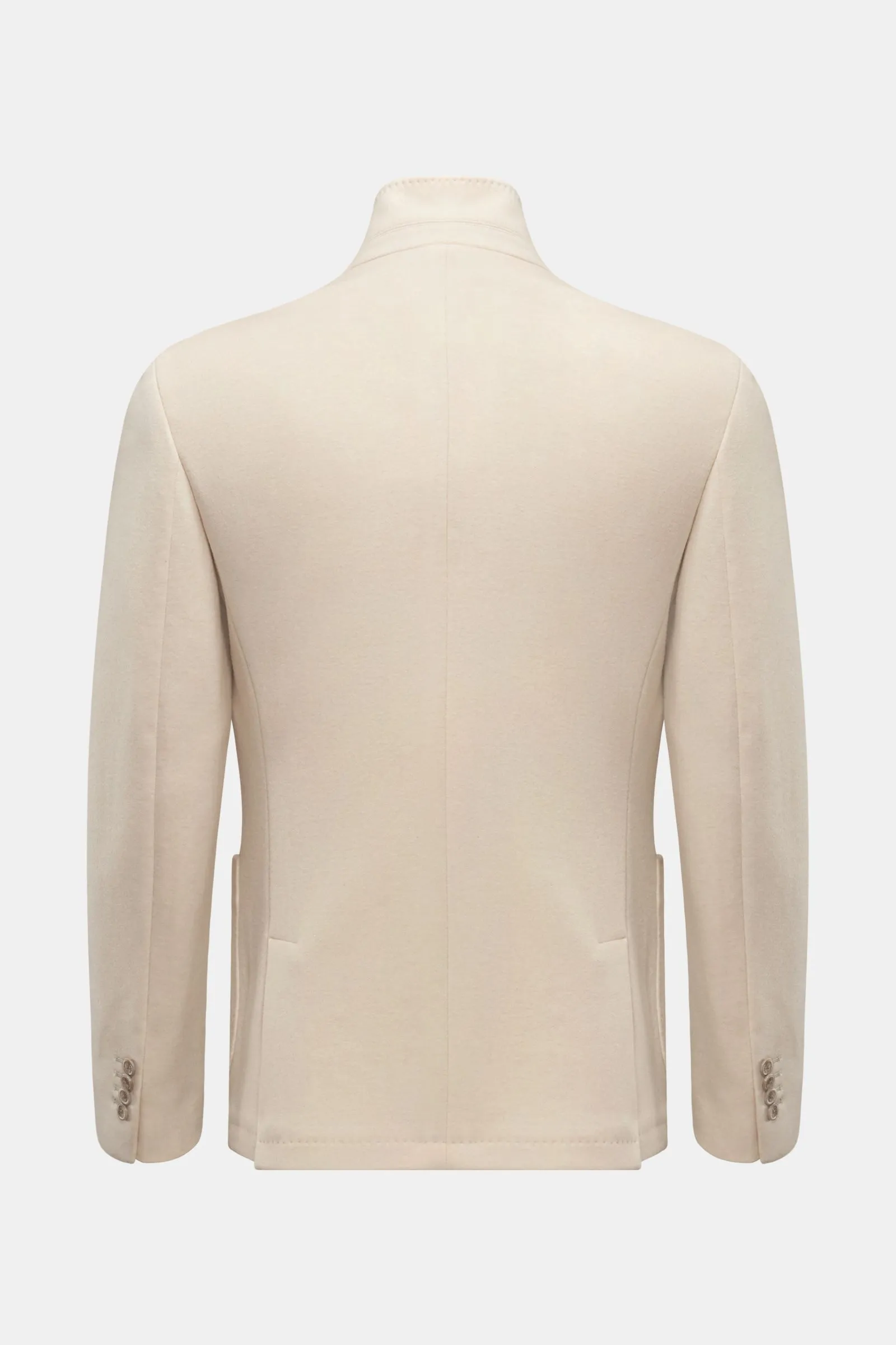 FEDELI cashmere jersey smart-casual jacket 'Damon' sand