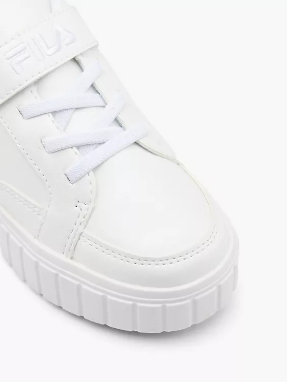 FILA  Junior White Court Trainers